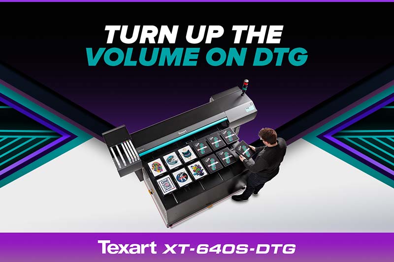 Texart XT-640-S -打开DTG的音量